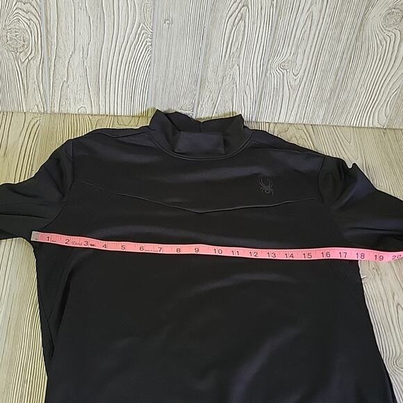 Spyder Active Black Pullover Athletic Shirt, Men's Medium, NWT - Picture 5 of 12
